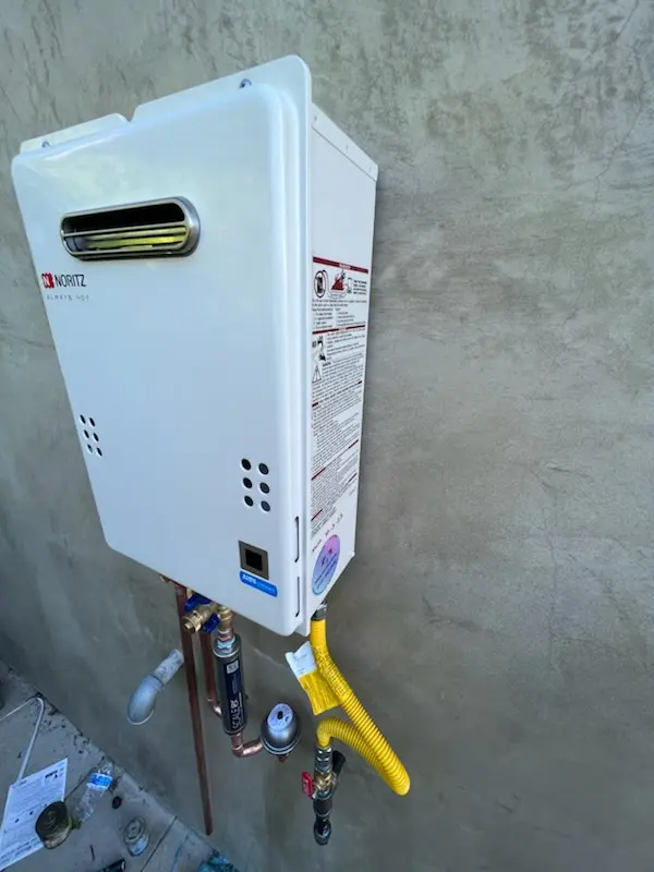 Tankless water heater installation for Dutch Village South homes